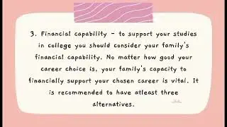 PD Module 13 - Guide in making Important Career Decision