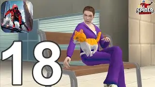 Spider Action Fighting Game Gameplay Walkthrough Part 18 - Save the Cat (iOS, Android)