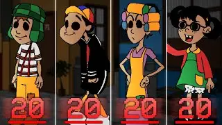 COMPLETEI o DESAFIO da 20/08 de CHAVES NIGHTMARES...