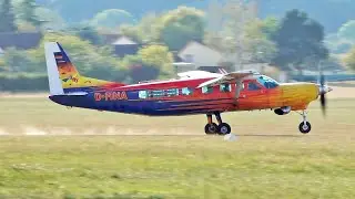 World record skydiving attempt | Cessna 208 Grand Caravan, Short SC7, DHC6 at Azelot | avgeek plane