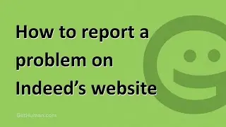 How to report a problem on Indeed's website