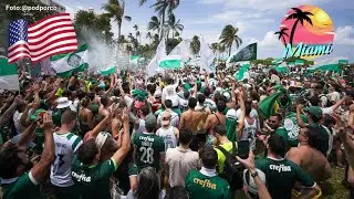 TORCIDA DO PALMEIRAS INVADE MIAMI NOS ESTADOS UNIDOS