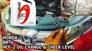 how to change honda CVT HCF-2 transmission fluid on your car 2016-2018 Honda BR-V