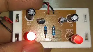 How to make Simple LED Flip Flop Circuit for school project