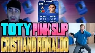 CRAZY PINK SLIP VS Wroetoshaw - TOTY Cristiano Ronaldo  - FIFA 14 Ultimate Team Team Of The Year