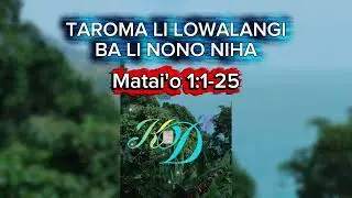 Matai'o 1:1-25 || Bahasa Nias || Katekis Denis Harefa