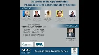 Australia India Opportunities: Pharmaceutical and Biotechnology Sectors