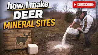 How I Make A Deer Mineral Site