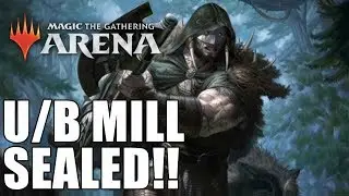 My first Eldraine sealed pool! Playing Blue/Black Mill in MtG Arena!