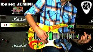 IBANEZ JEMINI Distortion - czy uciągnie DŻEM?! Ibanez UV77MC & JEM7DBK