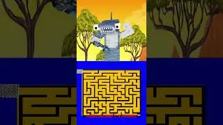 🎮Tungtung Sahur and Friends Play a Maze Game! Who Is the Best? #minecraft #minecraftshorts  #shorts