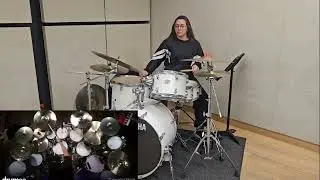 Drum solo transcription by Manuela JS - Soloing over shots Tony Royster Jr.