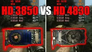 Radeon HD 3850 vs Radeon HD 4830 Test In 14 Games (No FPS Drop - Capture Card)