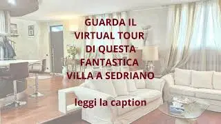 VIRTUAL TOUR DI QUESTA FANTASTICA VILLA A SEDRIANO! COPIA E INCOLLA IL LINK NELLA CAPTION