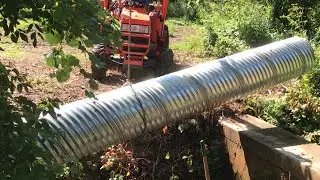 150 Installing a culvert to replace a bridge