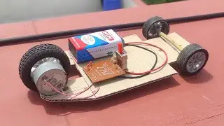 make a three wheeler RC car 🚘 - easy cardboard DIY