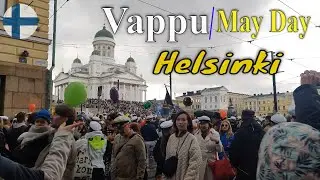 4K 60fps HDR Vappu (May Day) Party in Helsinki Finland #happy #travel #party