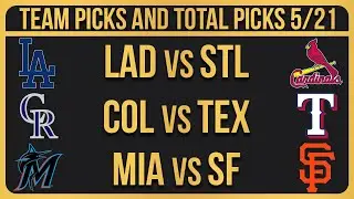 FREE MLB Picks Today 5/21/23 Baseball MLB Picks and Predictions