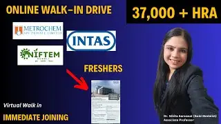 Walk-In Drive for Freshers | Virtual Online Interviews | High Salary + Immediate Joining
