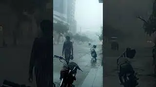 havey flood in tariq road karach