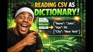 Read CSV as Dictionary in Python (DictReader Explained) | Python CSV Tutorial for Beginners #33
