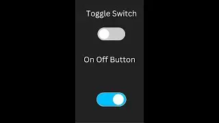 CSS Switcher Button | On Off Button Using CSS #shorts