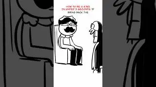 The New King 🤩 (Animation Meme) Anim: Mogo_art #shorts