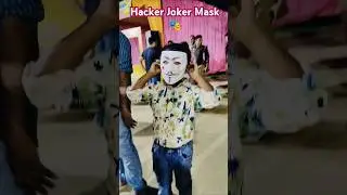 Very Scary Hacker Joker Masks 🎭 #shorts #short #ytshorts #youtubeshorts