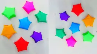 Paper Star Making | How To Make Easy Paper Star | Suja Arts Gallery