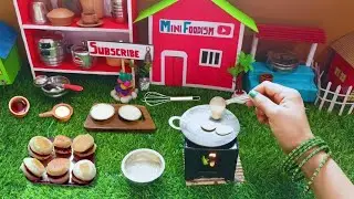 Miniature Dora Cake🧁 | Doraemon&rsquo;s Favorite Snack | Cute Tiny Dorayaki Pancakes In Tiny Kitchen!