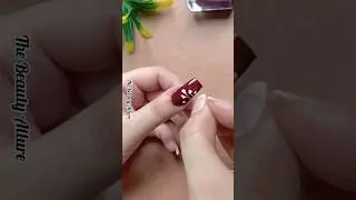 💅🧷Easy nail art with safety pin #nailart2025 #shortsvideo #ytshorts