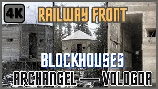 [North Russia Intervention] Preparing for winter. Blockhouses constructed by 310th Engineers
