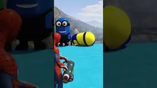 Epic Spider-Man Ragdoll Fails in GTA 5! 😆 #FunnyMoments #SpiderMan #GTA5