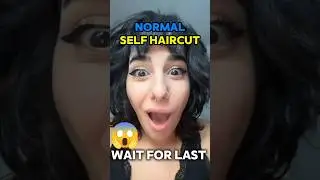 Normal Self Haircuts 💇😅 vs PRO Barber Skills 😱🔥 | #SelfHaircut #HairTransformation #ViralShorts