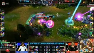 TSM Lustboy Epic Thresh Hook - SSW vs TSM Game 3 (S4 Worlds)