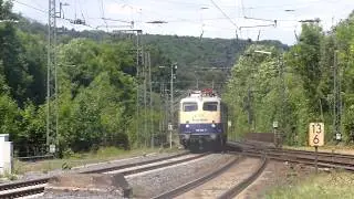 110 383 mit Sonderzug durch Guntershausen