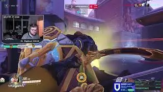 ARRGE PRO HANZO?1 37 ELIMS! [ OVERWATCH SEASON 19 TOP 500 ]