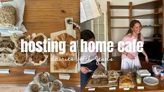 hosting my first home cafe | dairies with Jesus (english vlog)