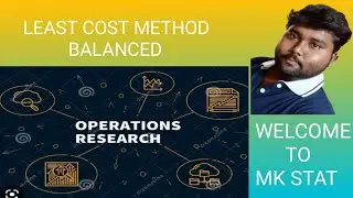 LEAST COST METHOD (or) MATRIX MINIMA METHOD IN TELUGU BY MK STAT (@mkstat3080)