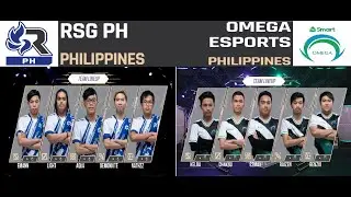 RSG PH vs OMEGA Game 4 | MSC Lower Bracket Finals | MLBB Southeast Asia Cup 2022