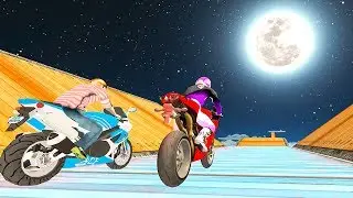Bike Racing Games - Impossible Bike Stunt Tracks: Moto Racing 3D - Gameplay Android free games