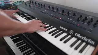 Oberheim OB-Xa evolving dark tones