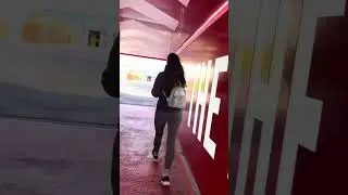 Walking through the tunnel -Butlins Skegness (Feb half term 2024)