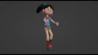 Presentasi Animasi - Blender3D (Walk,Run,Jump,Crouch)