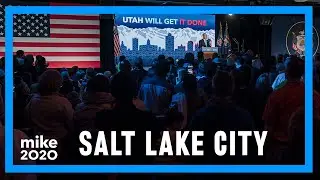 Mike Delivers Speech in Salt Lake City, Utah