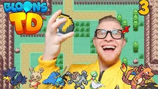 FIGHTING TO ROUTE 3 IN POKEMON BTD! -  PokePath TD #pokemon #christmas #youtube