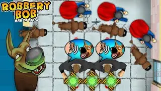 Robbery Bob - Smart Dog and Super Bob Gameplay Troll All Police Funny Part 12