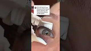 Will Magnetic Lashes Work on Thin or Short Lashes?👀  #lashes #girlhacks #lashextensions