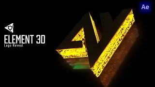 Element 3D Logo Reveal Animation - AFTER EFFECTS