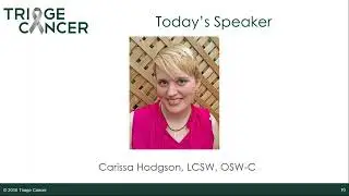 Triage Cancer Webinar: Fostering Resiliency in Families Facing Cancer (may 2018)